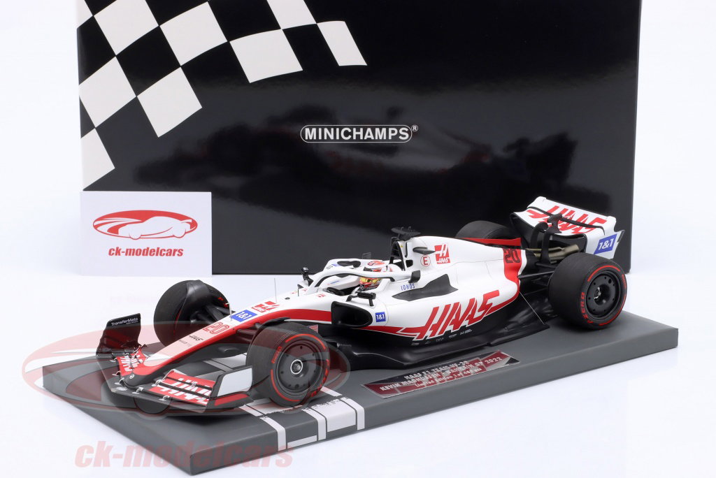 Minichamps 1:18 Kevin Magnussen Haas VF-22 #20 5th Bahrain GP