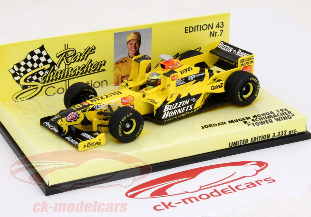 ミニチャンプス　F1 1/43 JORDAN 1995＆1996　限定 MINICHAMPS 402109596 Scale 1/43 | JORDAN F1 SET 2X JORDAN