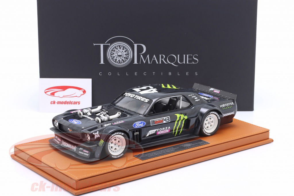 1/18 TOP MARQUES マスタング HOONIGAN mustang 1/18 Top Marques 1965 Mustang Hoonigan Resin Car Model