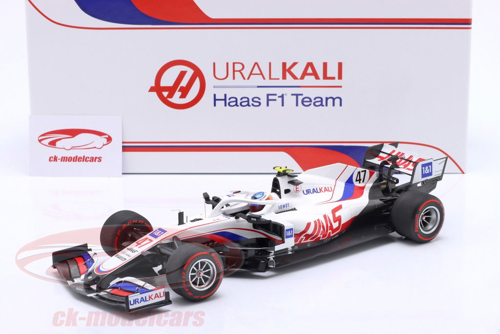 ミニカー　1/18 ウラルカリ ハース F1 チーム VF-21 ミック・シューマッハ ベルギーGP 2021 「MINICHAMPS」 [110211347] ミニチャンプス 110211347 1/18 ウラルカリ ハース F1 チーム VF