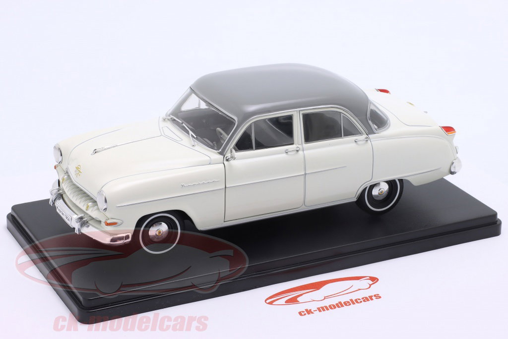 Hachette 1:24 Opel Kapitän 建設年 1954 白 / グレー G1648011 モデル