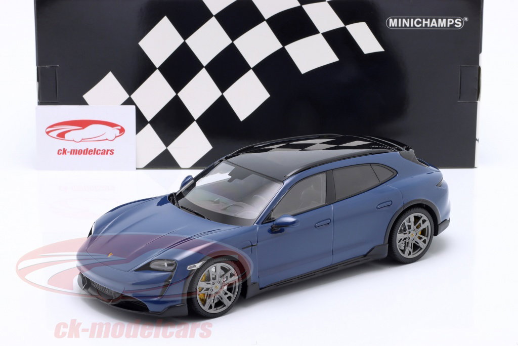 ミニチャンプスMINICHAMPS ポルシェtaycan CUV turbo S Minichamps 1:18 Porsche Taycan Cross Turismo Turbo S 2021 neptune
