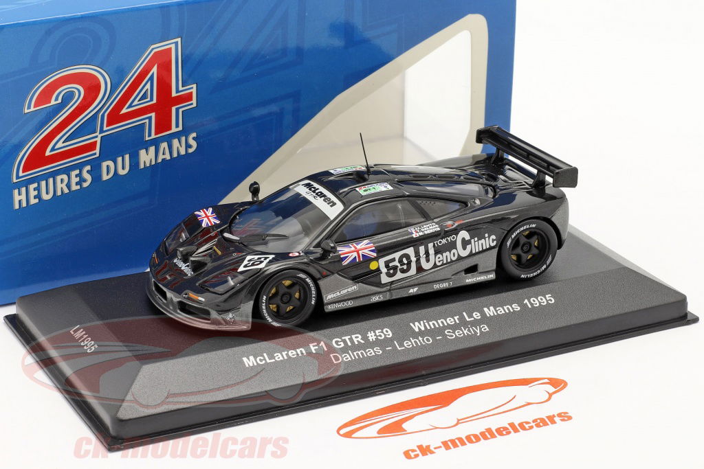 Ixo 1:43 McLaren F1 GTR #59 勝者 24h LeMans 1995 Dalmas