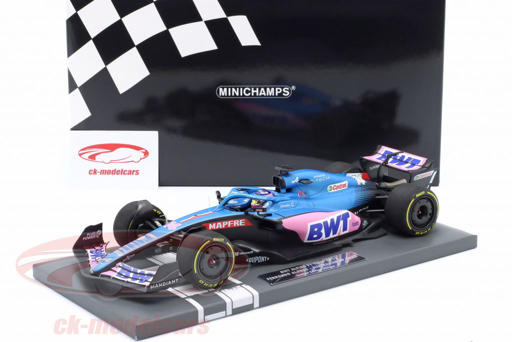 Minichamps 1:18 Fernando Alonso Alpine A522 #14 Australia GP