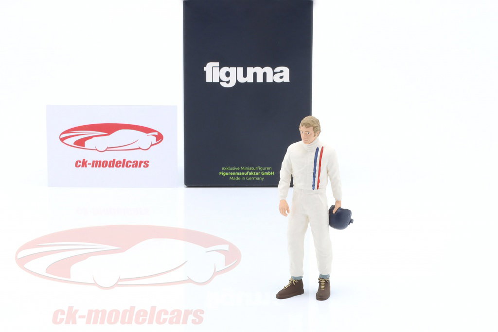figurenmanufaktur 1:18 70 年 レーサー フィギュア とともに