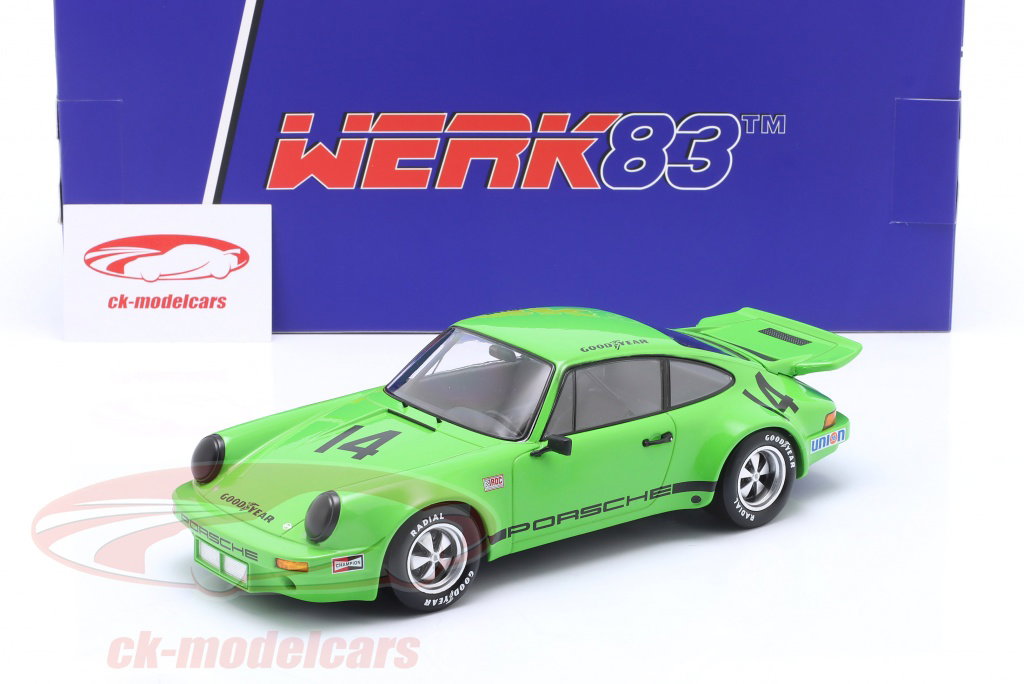 WERK83 1:18 Porsche 911 Carrera 3.0 RSR #14 IROC Riverside 1973 E