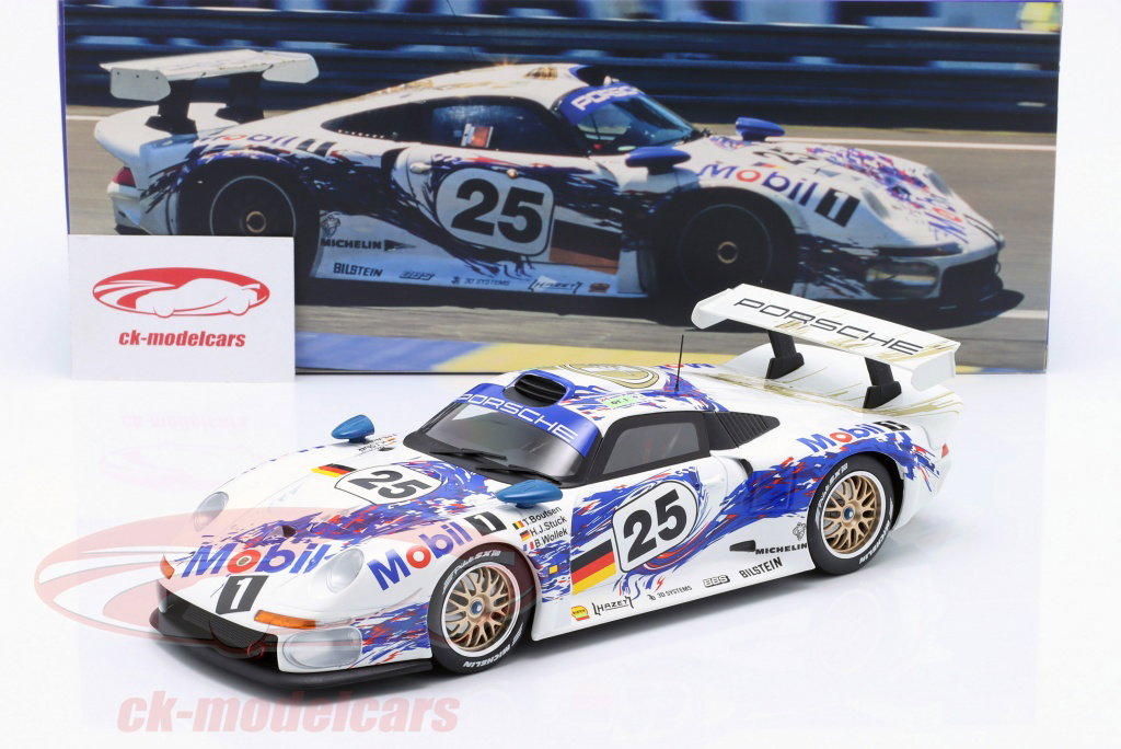 1:43 Minichamps Porsche GT1 #25 24H Le Mans 1996 Boutsen Stuck Wollek