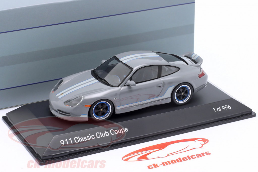 Spark 1:43 Porsche 911 (996) Classic Club Coupe 2022 sport grey
