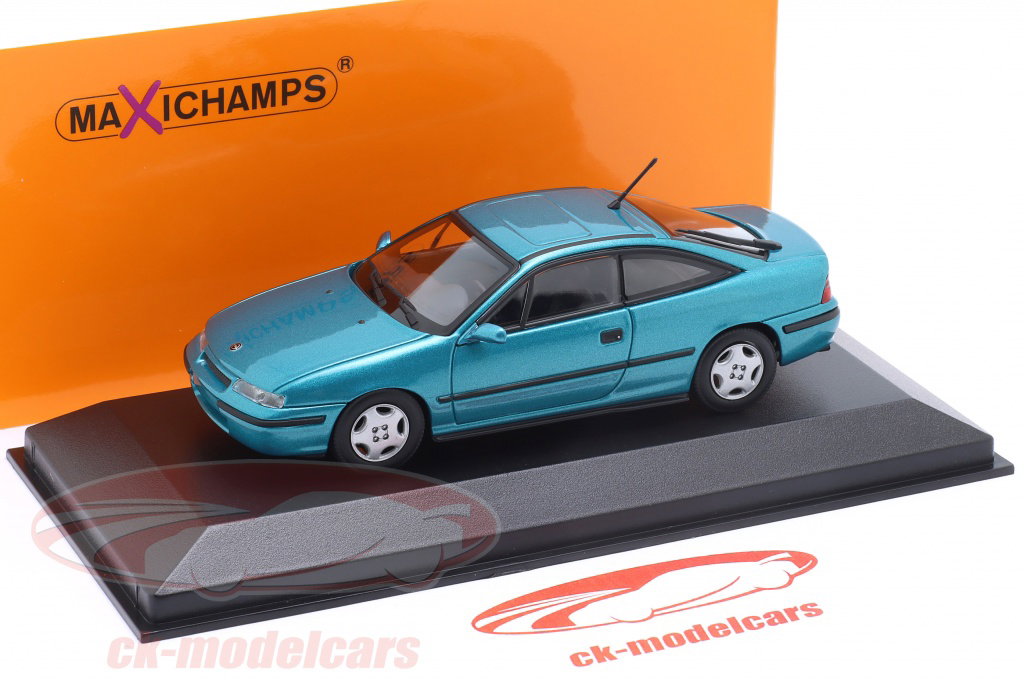 Minichamps 1:43 Opel Calibra 建設年 1989 ターコイズ メタリックな