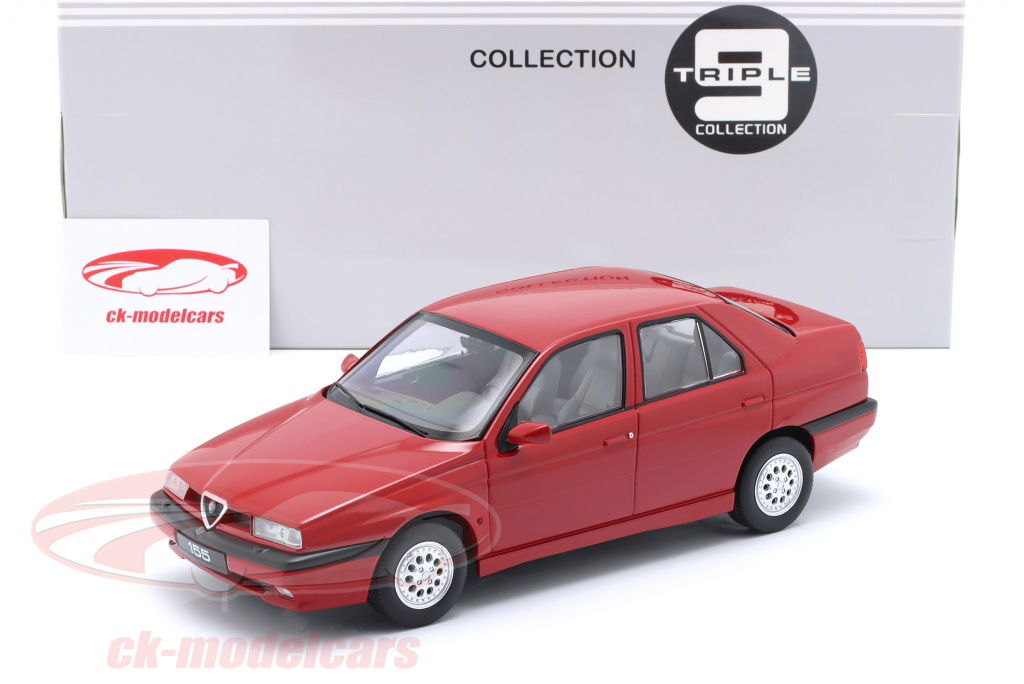 Triple9 1:18 Alfa Romeo 155 Bouwjaar 1996 alfa rood T9