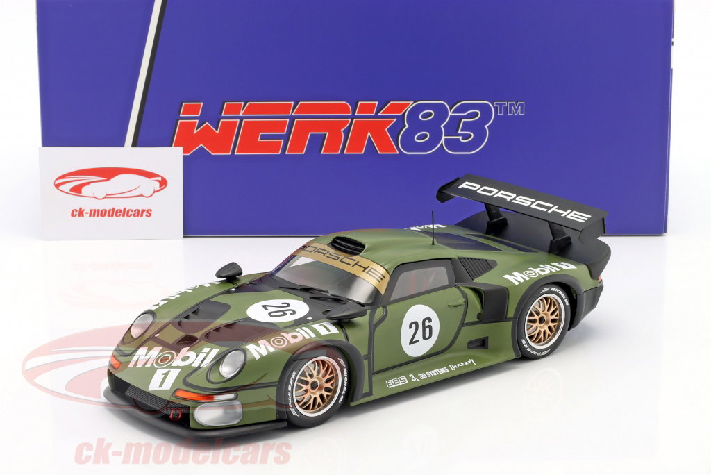 WERK83 1:18 Porsche 911 GT1 #26 Pre-Qualifying 24h LeMans 1996