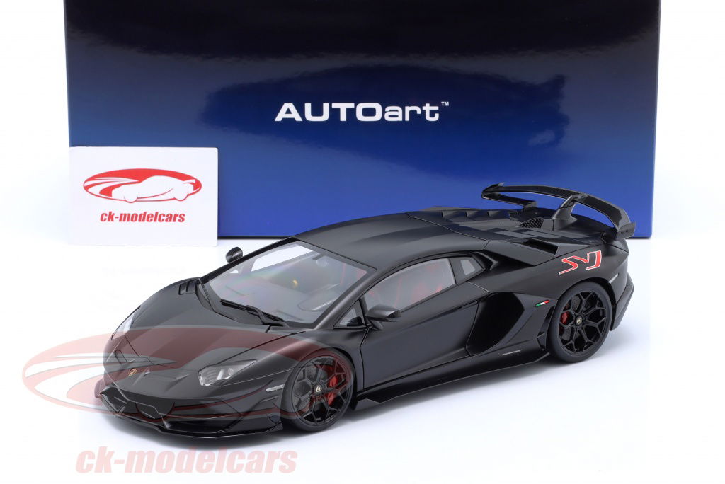 AUTOart 1:18 Lamborghini Aventador SVJ year 2019 frosted black