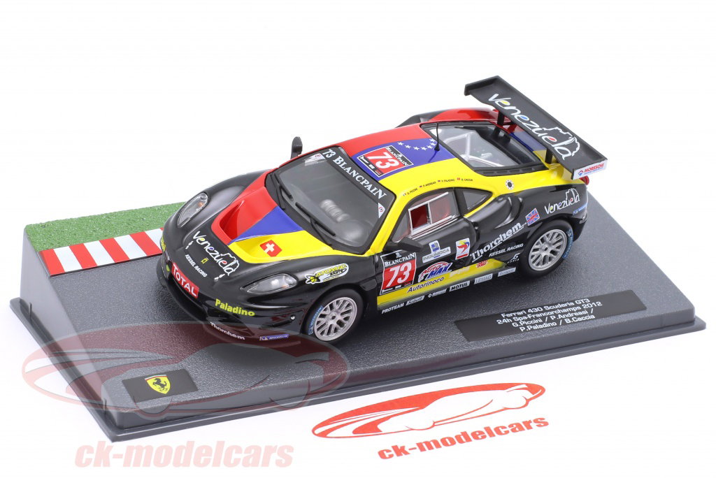 Altaya 1:43 Ferrari 430 Scuderia GT3 #73 24h Spa 2012 Kessel