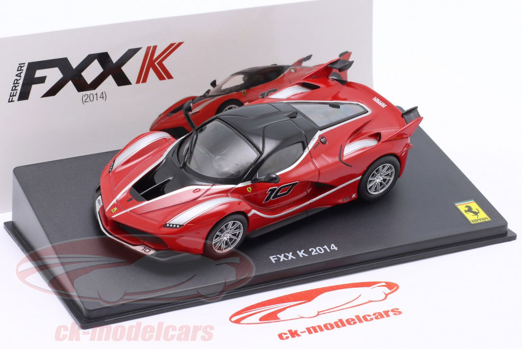 Altaya 1:43 Ferrari FXX K #10 建設年 2014 赤 ABFGT003 モデル 車