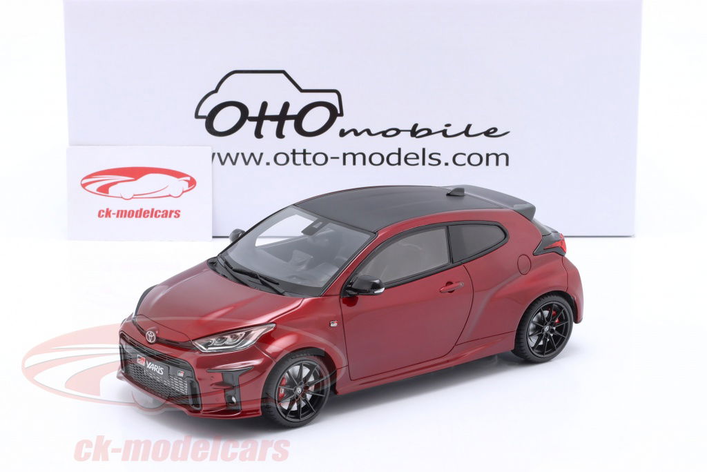 ミニカー　1/18 トヨタ ヤリス GR(レッド) [OTM1003] OttO mobile 1/18 トヨタ ヤリス GR (レッド) 完成品ミニカー
