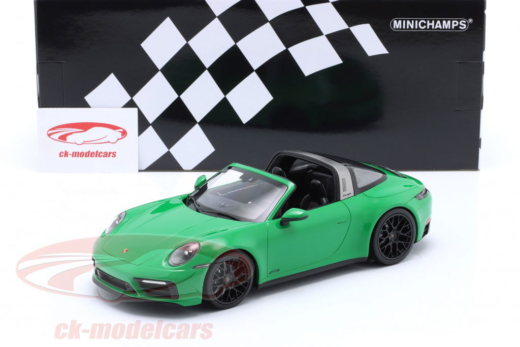 ミニカー　1/18 ポルシェ 911 (992) タルガ 4 GTS 2021(グリーン) 「MINICHAMPS」 [155061065] Minichamps 1:18 Porsche 911 (992) Targa 4 GTS year 2021