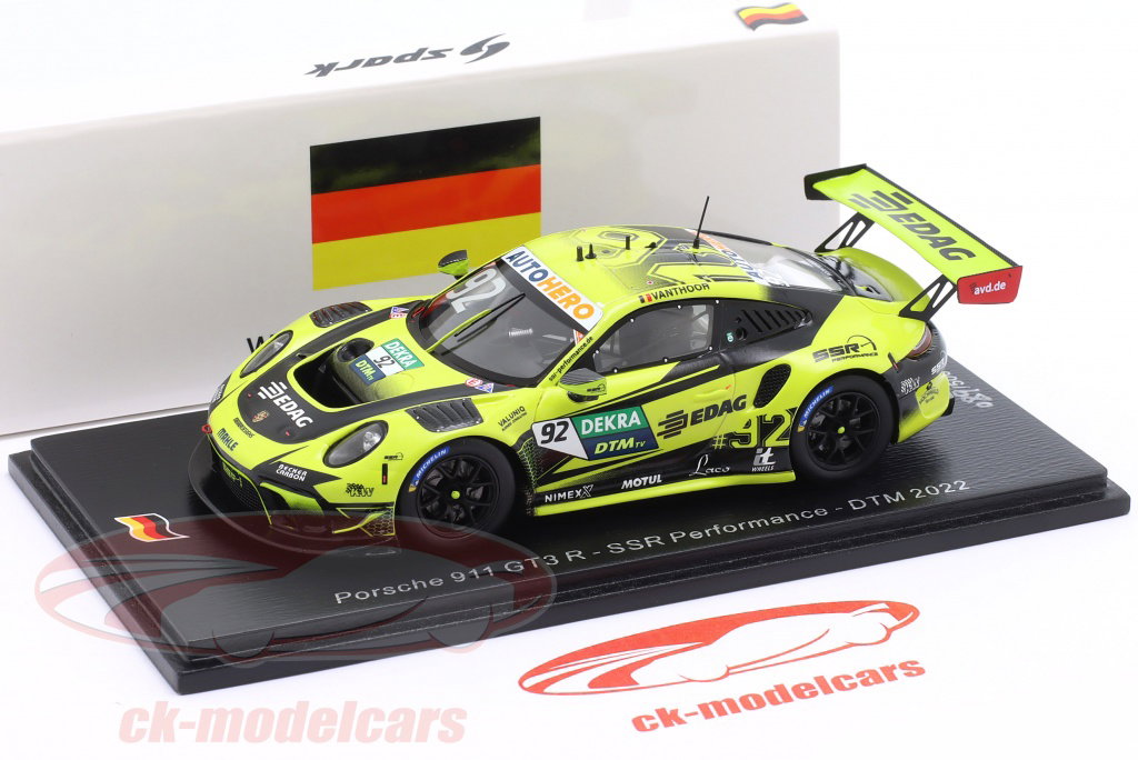 Spark 1:43 Porsche 911 GT3 R #92 DTM 2022 Laurens Vanthoor SG875