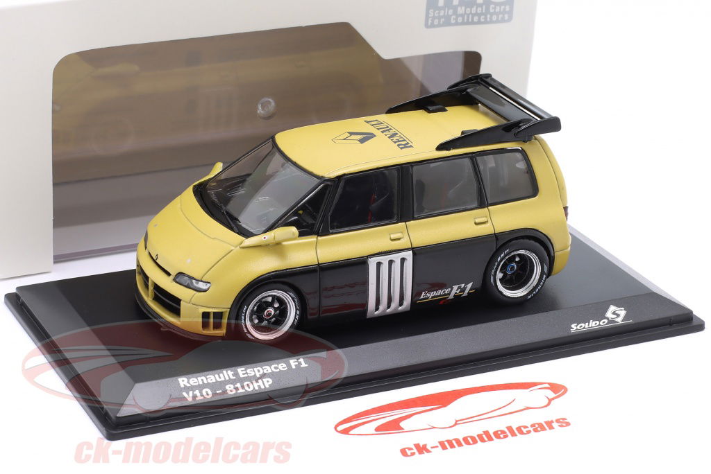 Solido 1:43 Renault Espace F1 V10 - 810HP year 1994 gold