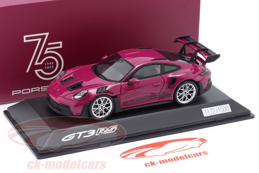 1/43 Porsche 911 GT3RS （991/2） 1:43 SPARK 2023 PORSCHE 911 992 GT3 RS Azzurro Thetys L.E.