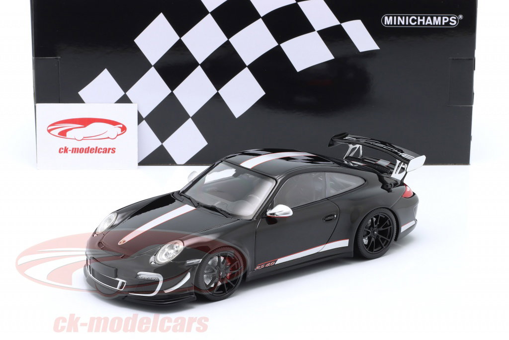 Modellino Auto Minichamps Porsche 911 GT3 RS 4.0 (997) 2011 - Blu - Scala 1:18 - Pressofuso Edizione Limitata