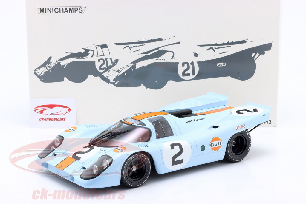 Minichamps 1:12 Porsche 917K #2 Winner 24h Daytona 1970 Rodriguez