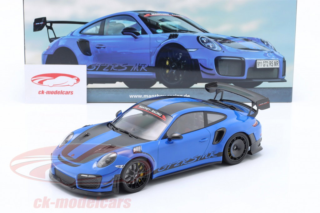 Minichamps 1:18 Porsche 911 (991.2) GT2 RS MR Manthey Racing azul