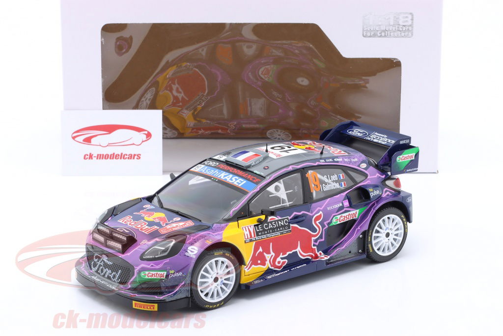 Solido 1:18 Ford Puma Rally #19 Winner Rallye Monte Carlo 2022