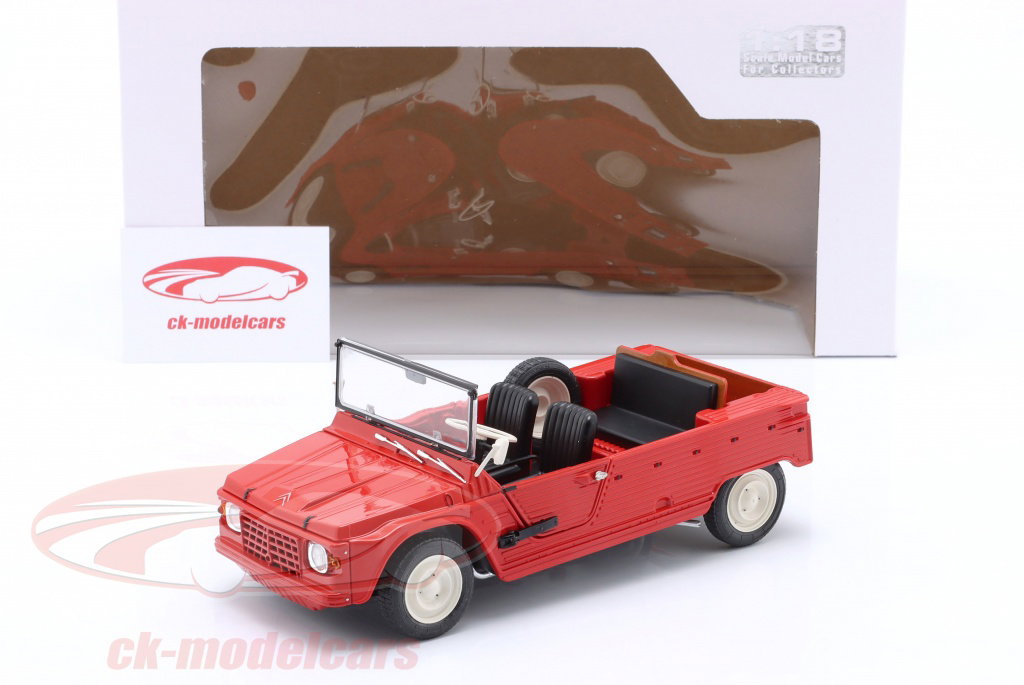 Citroën Mehari 1970 Rouge Hopi - 1/18 - SOLIDO - S1808203