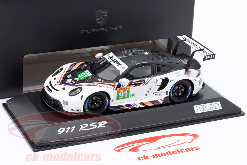 Spark 1:43 Porsche 911 RSR-19 Goodbye #91 Last Race WEC 2022 Bruni