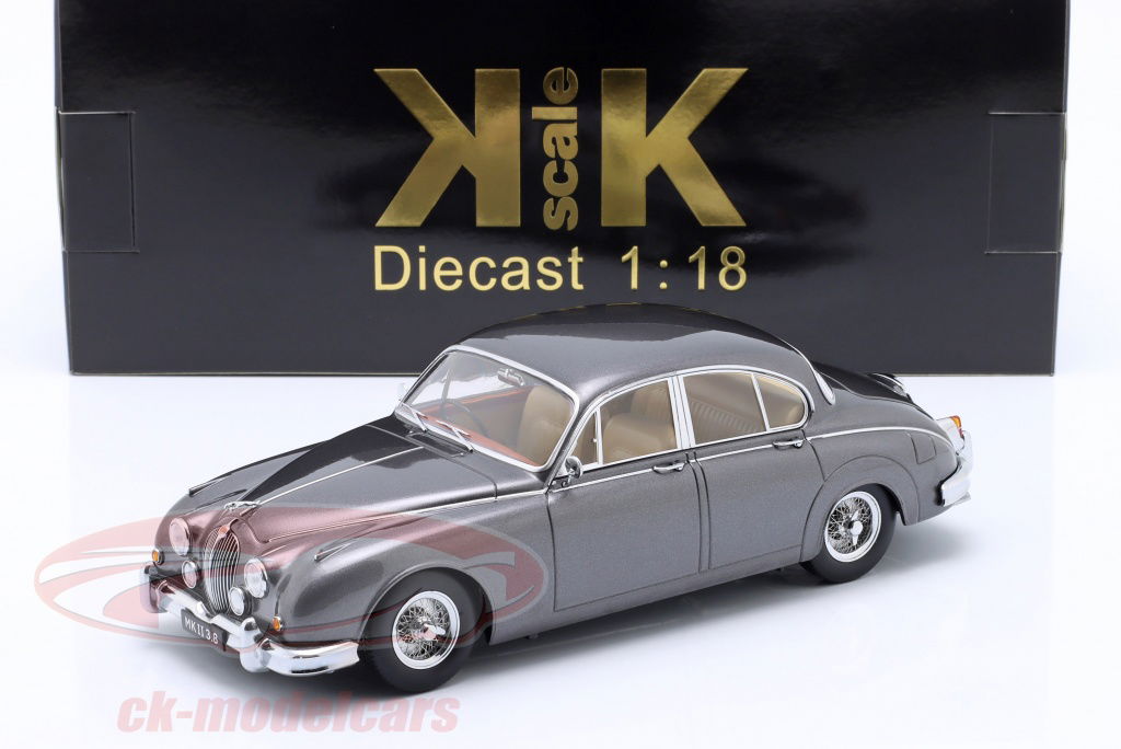 KK-Scale 1:18 Jaguar MK II 3.8 RHD year 1959 dark grey