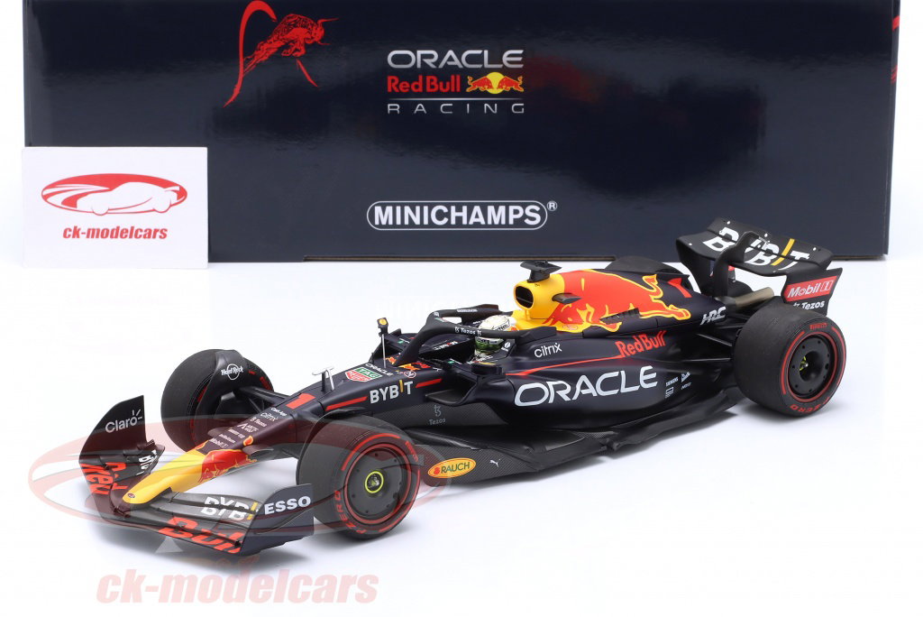 ミニカー RED BULL RENAULT F1 MINI CHAMPS 1/18 Minichamps 1:18 Max Verstappen Red Bull RB18 #1 勝者 ハンガリー GP