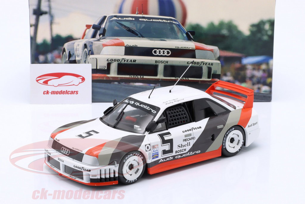 未開封 1/18 MINICHAMPS アウディ 90 クアトロ 1989 #4 WERK83 1:18 Audi 90 IMSA GTO #5 500km Road America IMSA 1989