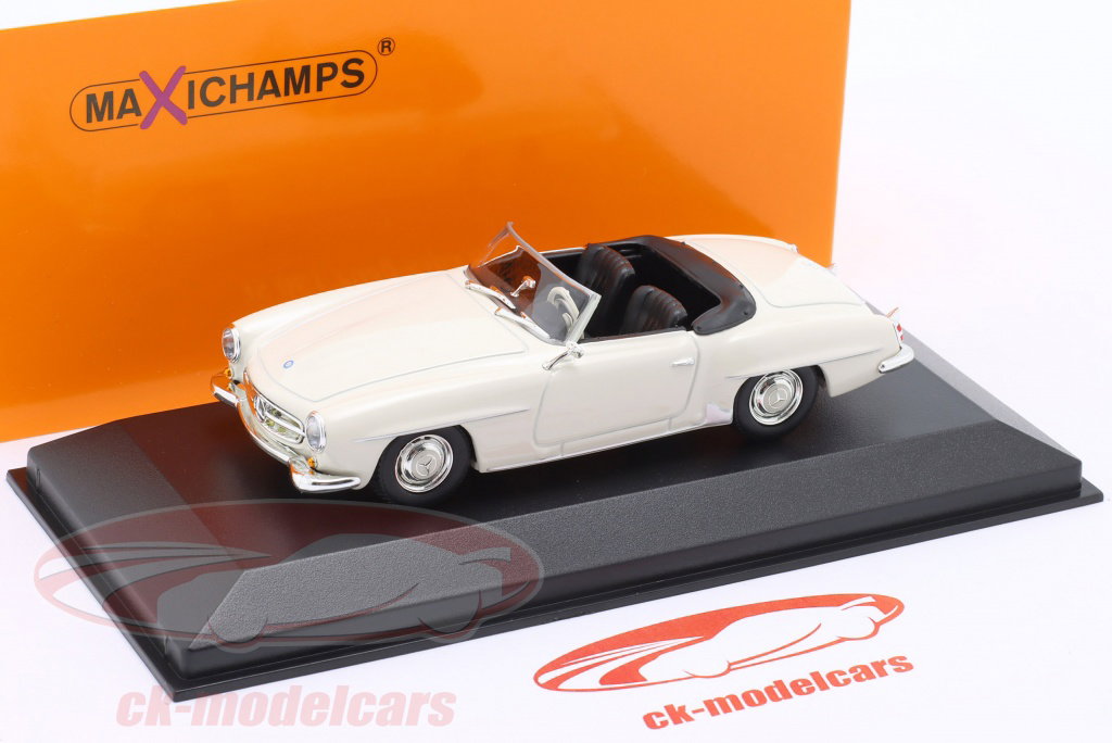 Minichamps 1:43 Mercedes-Benz 190 SL (W121) 建設年 1955 白