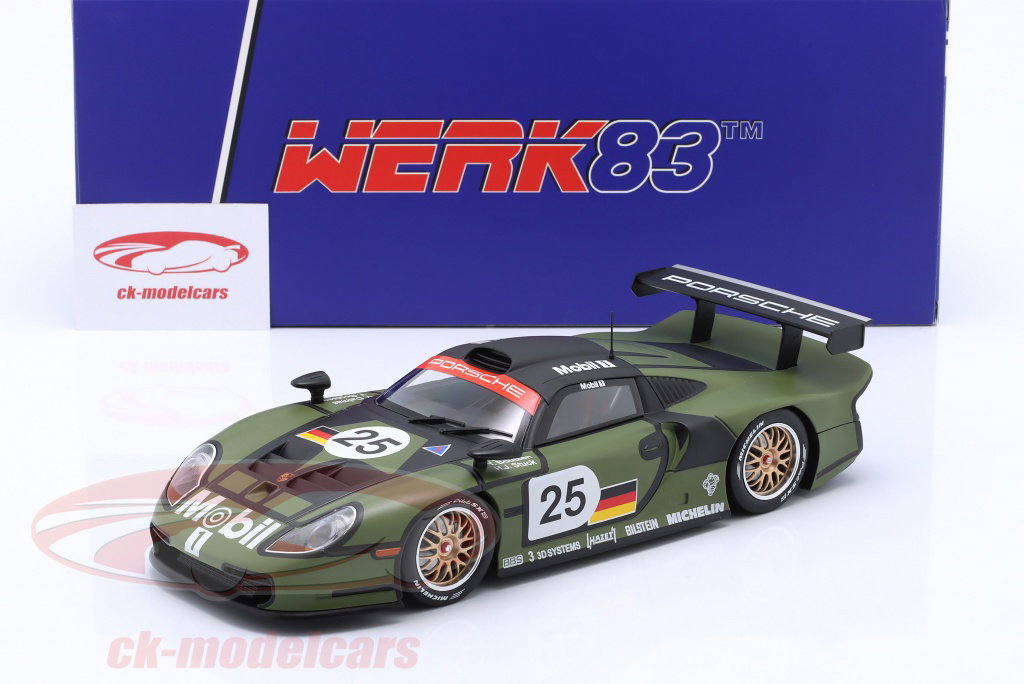 WERK83 1:18 Porsche 911 GT1 #25 Pre-Qualifying 24h LeMans 1997