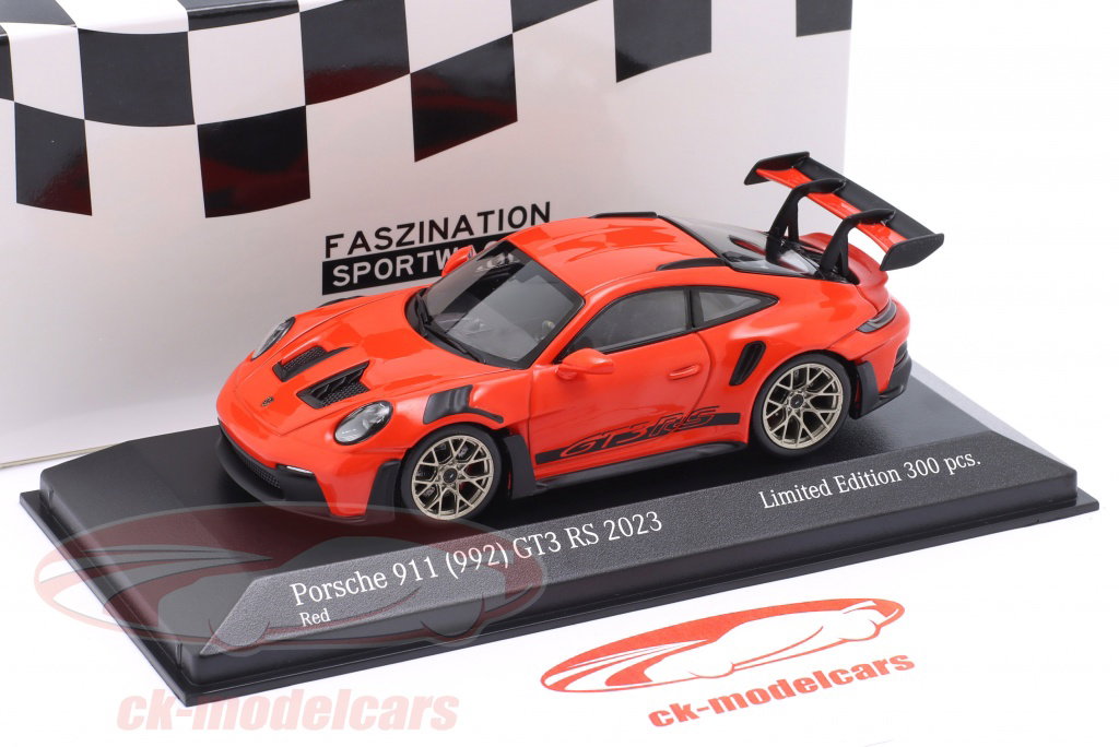 Minichamps 1:43 Porsche 911 GT3 RS (991.2) Rossa/oro - Edizione Limitata 2022