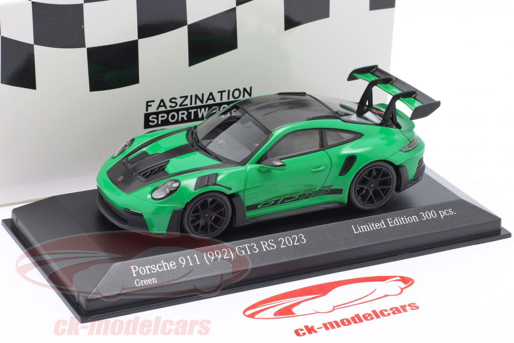 Minichamps 1:43 Porsche 911 (992) GT3 RS Weissach-Paket 2023 緑