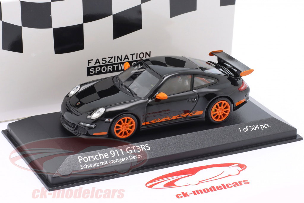 【MINICHAMPS】限定500台 911(997) GT3RS Mobil1 Minichamps 1:43 Porsche 911 (997.1) GT3 RS year 2006 black