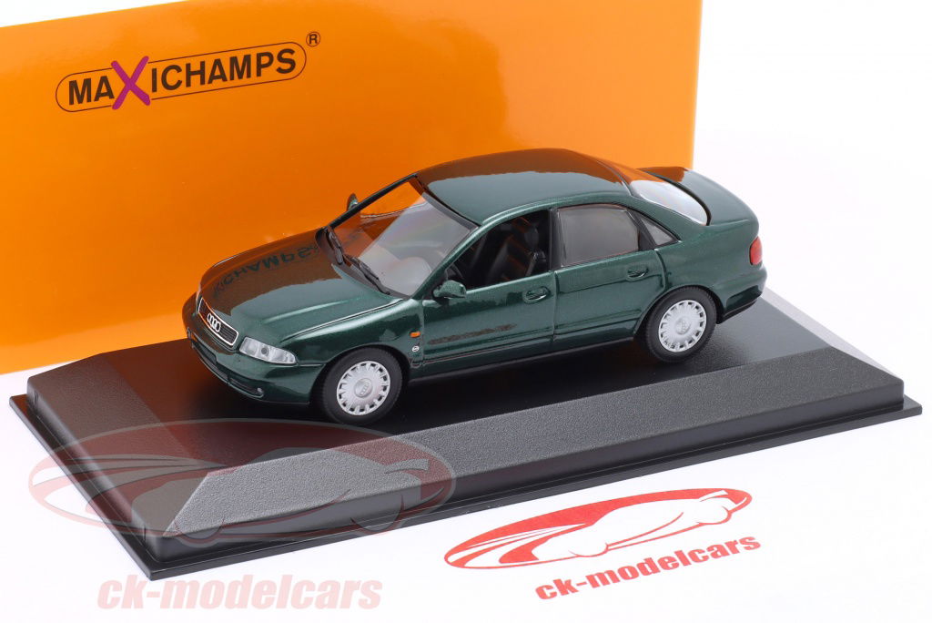 Minichamps 1:43 Audi A4 year 1995 dark green metallic 940015001
