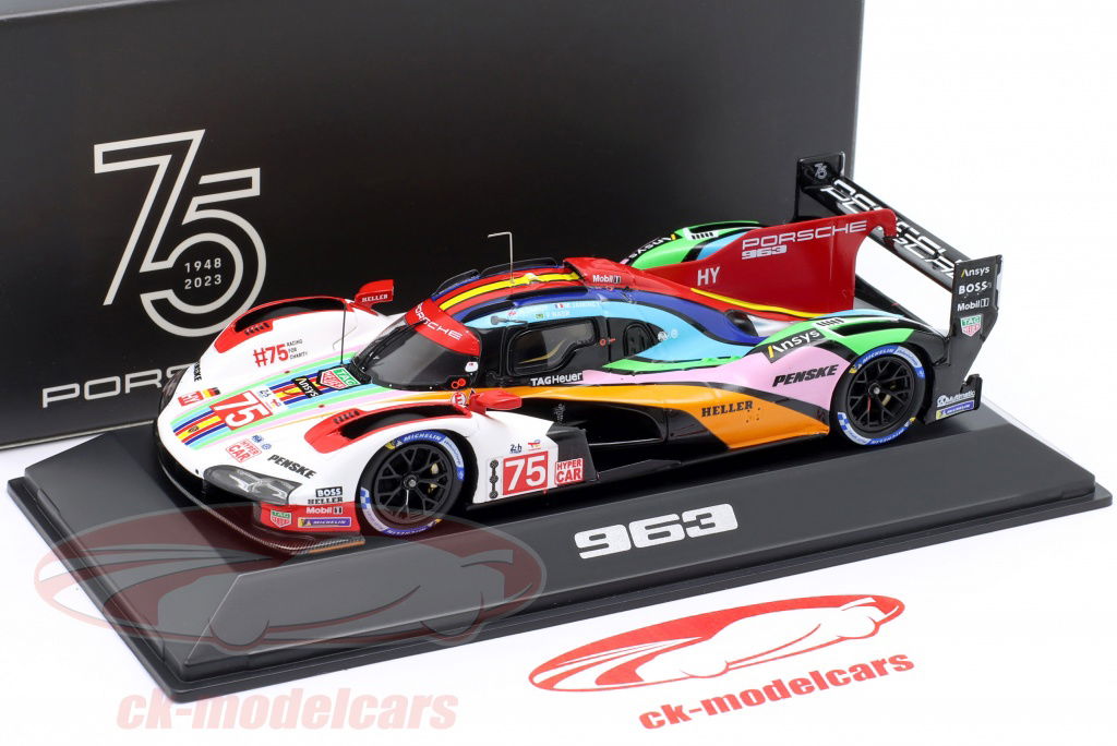 1/43 ポルシェ 963 ルマン 24h HY 2023 75号車 Spark スパーク 1/43 ポルシェ 963 PENSKE MOTORSPORT 2023 ルマン24H