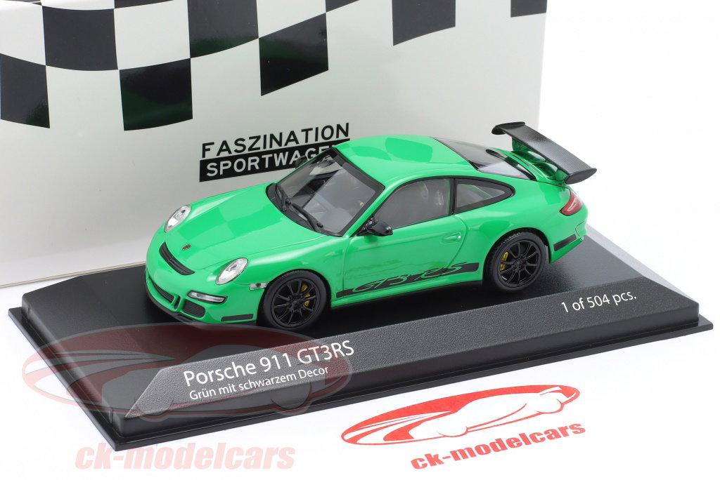 ミニカー PORSCHE 997 GT-3 RS Minichamps 1:43 Porsche 911 (997.1) GT3 RS Año de construcción