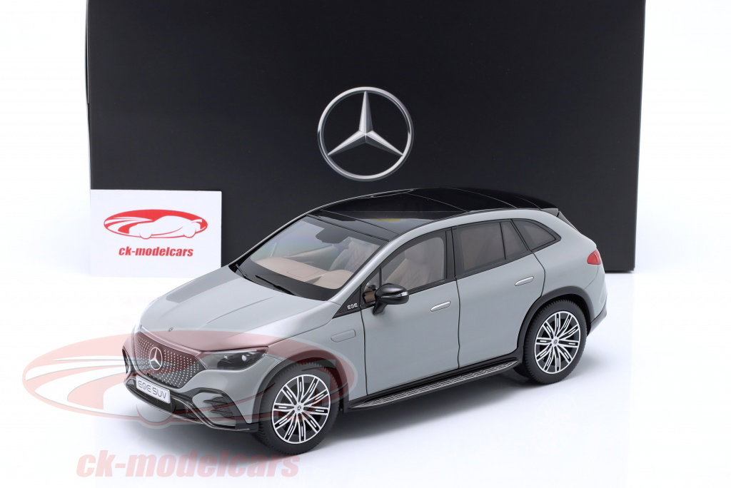 NZG 1:18 Mercedes-Benz EQE SUV (X294) year 2023 alpine grey