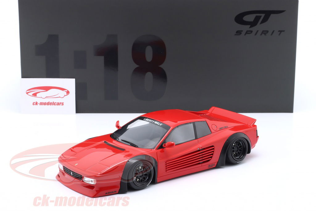 GT-SPIRIT 1:18 Ferrari 512 TR Body Kit LB Works 2021 corsa