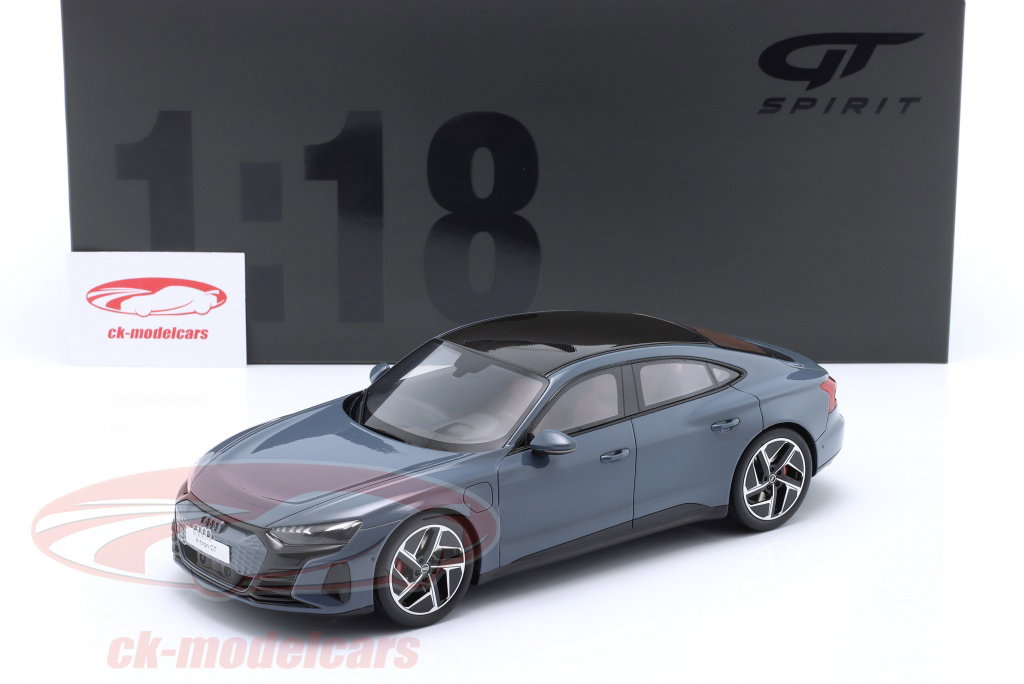 GT-SPIRIT 1:18 Audi e-tron GT year 2021 kemora grey GT393 model