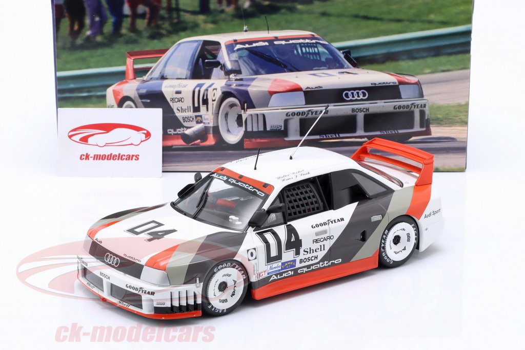 1/18 アウディ 90 IMSA GTO 1989 Stuck, Rohrl WERK83 1:18 Audi 90 IMSA GTO #04 Miller High Life 500km IMSA 1989
