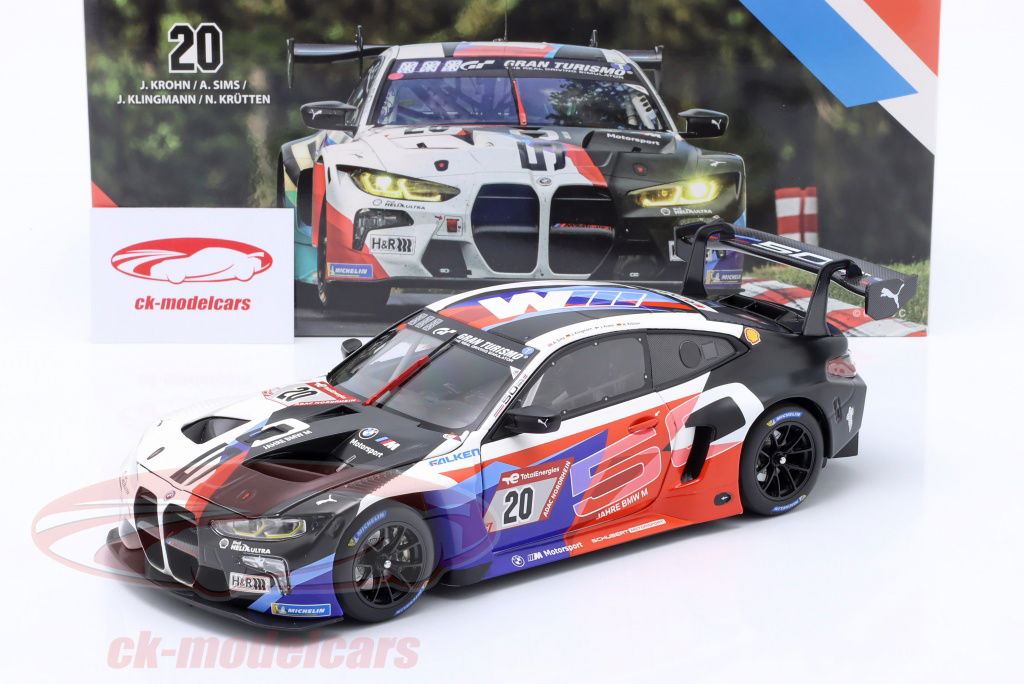 Minichamps 1:18 BMW M4 GT3 #20 24h Nürburgring 2022 Schubert
