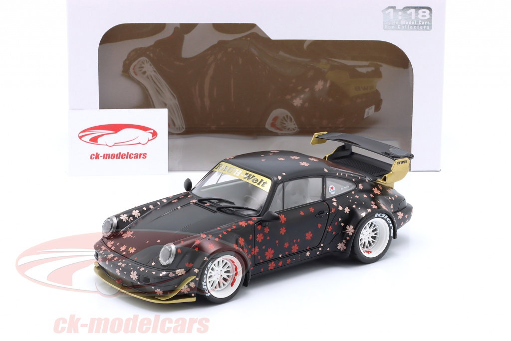 Solido 1:18 Porsche 911 (964) RWB Rauh-Welt Aoki 2021 black with