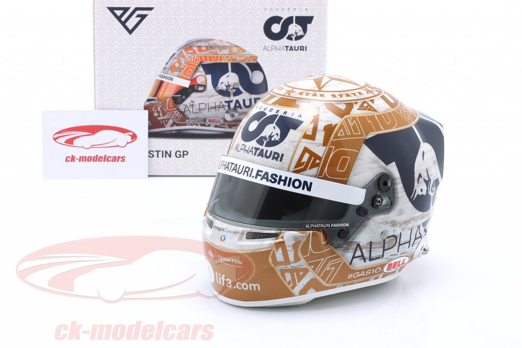 CASQUE CASCO HELMET 1/2 Pierre GASLY 2021 SCUDERIA ALPHA TAURI AT02 HONDA SIGNÉ EUR 175,00 - FR