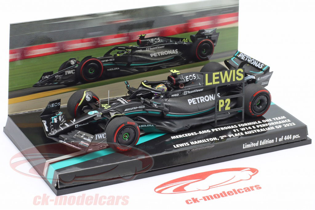 Minichamps 1:43 L. Hamilton Mercedes-AMG F1 W14 #44 2nd
