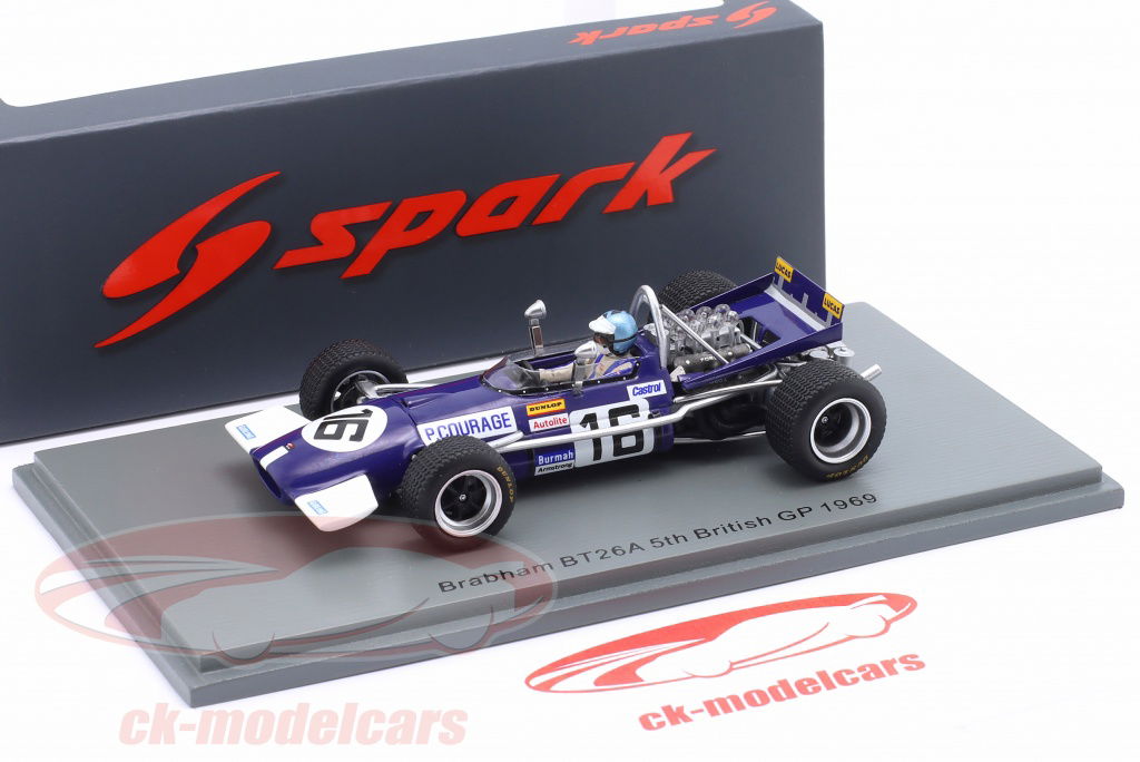 Spark 1:43 Piers Courage Brabham BT26A #16 5th British GP