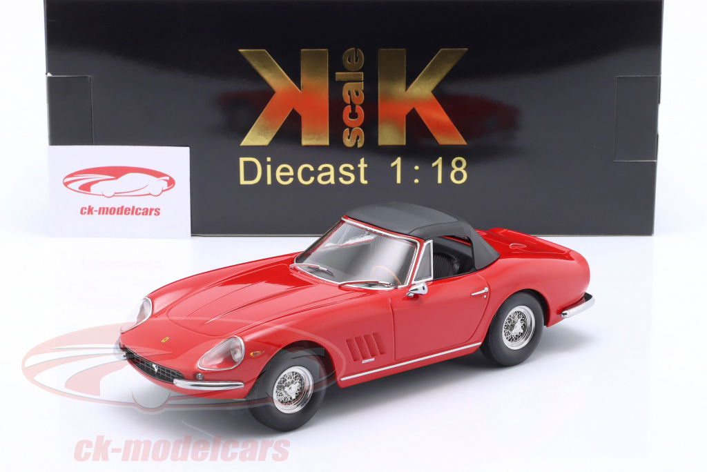 KK-Scale 1:18 Ferrari 275 GTB4 NART Spyder with spoke rims